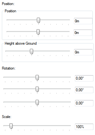 Changing Position, Rotation and Size of a 3D Model